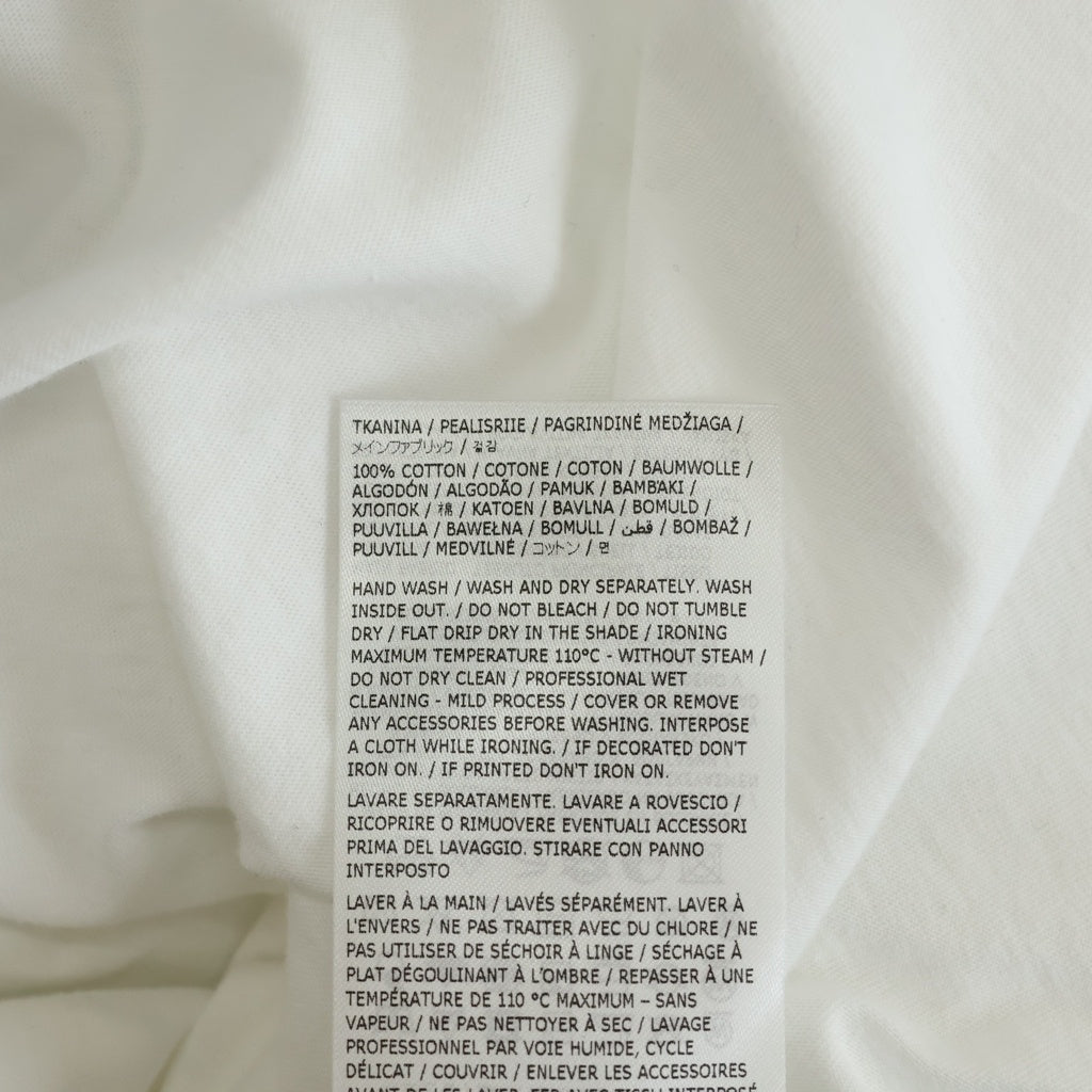 JIL SANDER(ジルサンダー) 23SS モックネック オーバーサイズ 半袖Tシャツ カットソー ホワイト J21GC0005 J45084
