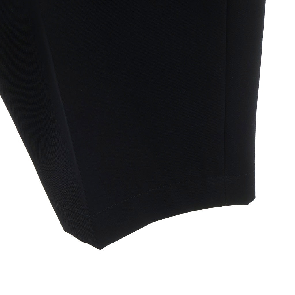JIL SANDER(ジルサンダー) 24AW TROUSER ポリエステルギャバジン テーパード トラウザー イージーパンツ スラックスパンツ ブラック J21KA0012 J40002