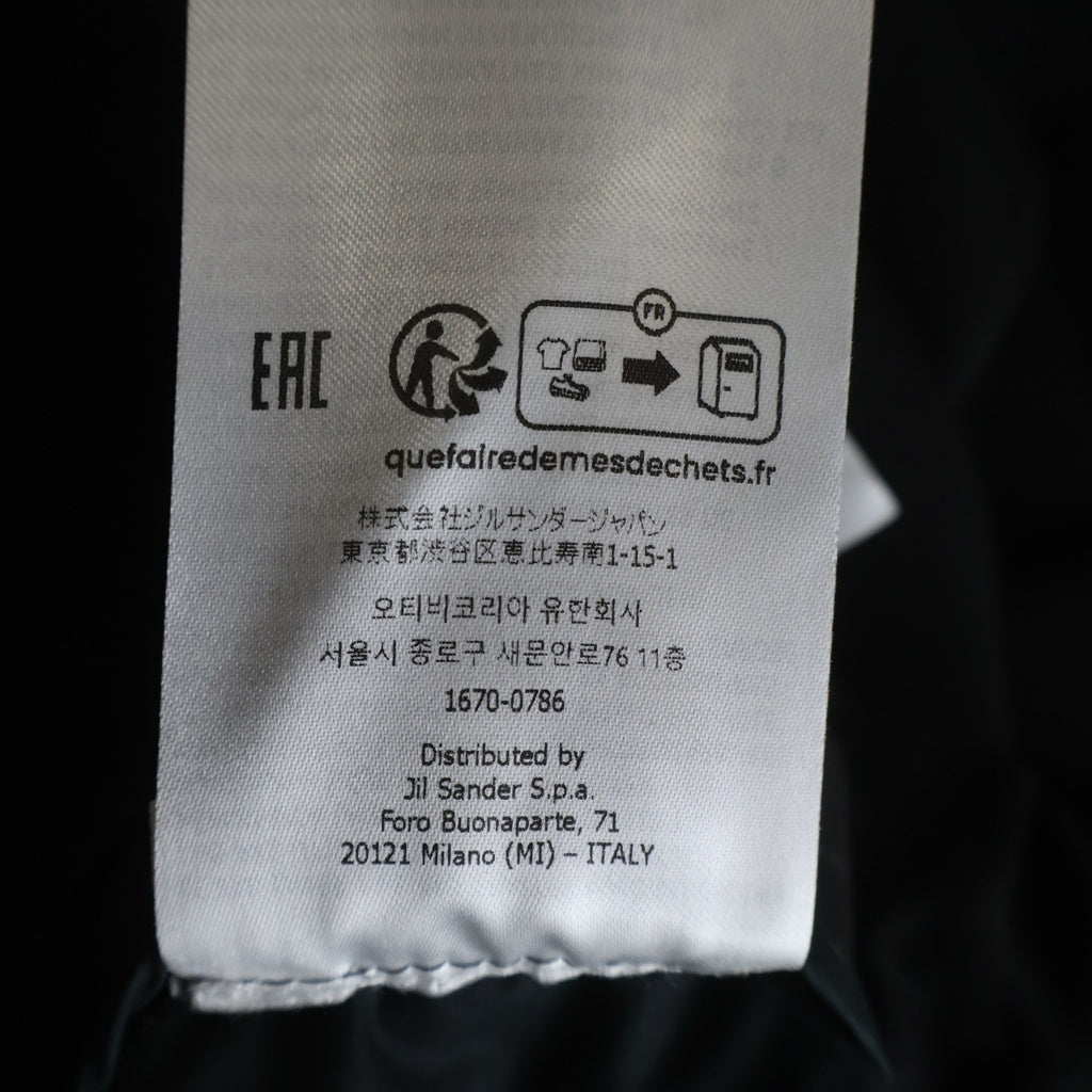 JIL SANDER(ジルサンダー) 24AW TROUSER ポリエステルギャバジン テーパード トラウザー イージーパンツ スラックスパンツ ブラック J21KA0012 J40002