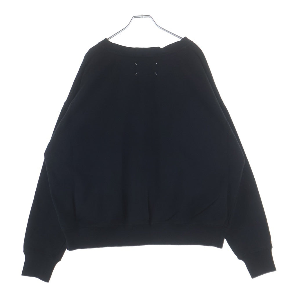 Maison Margiela(メゾンマルジェラ) 22SS フォトジェネレーター プリント クルーネック スウェットトレーナー ブラック S51GU0112