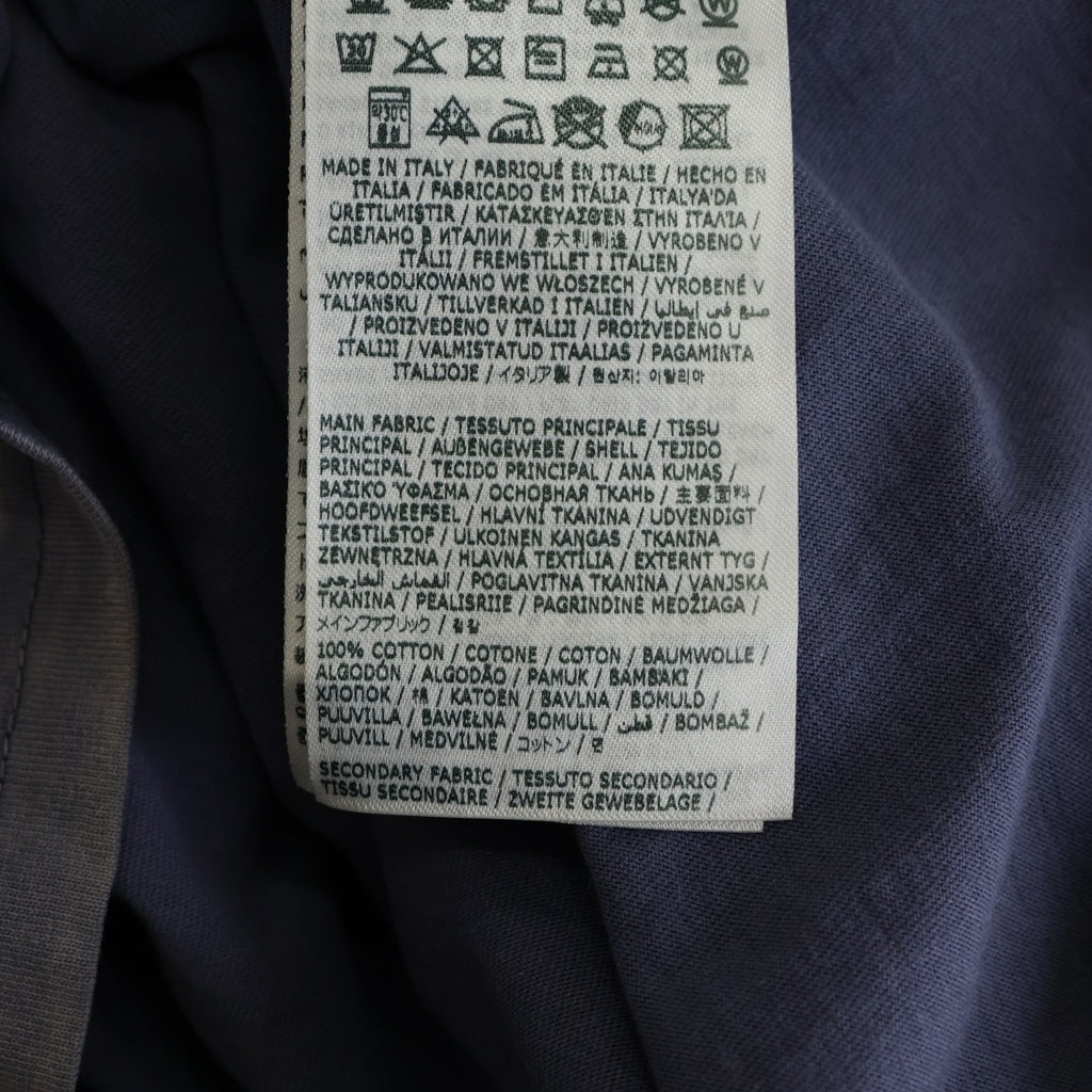 Maison Margiela(メゾンマルジェラ) 23SS ヴィンテージ加工 ロゴプリント クルーネック 半袖Tシャツ カットソー パープル S51GC0519