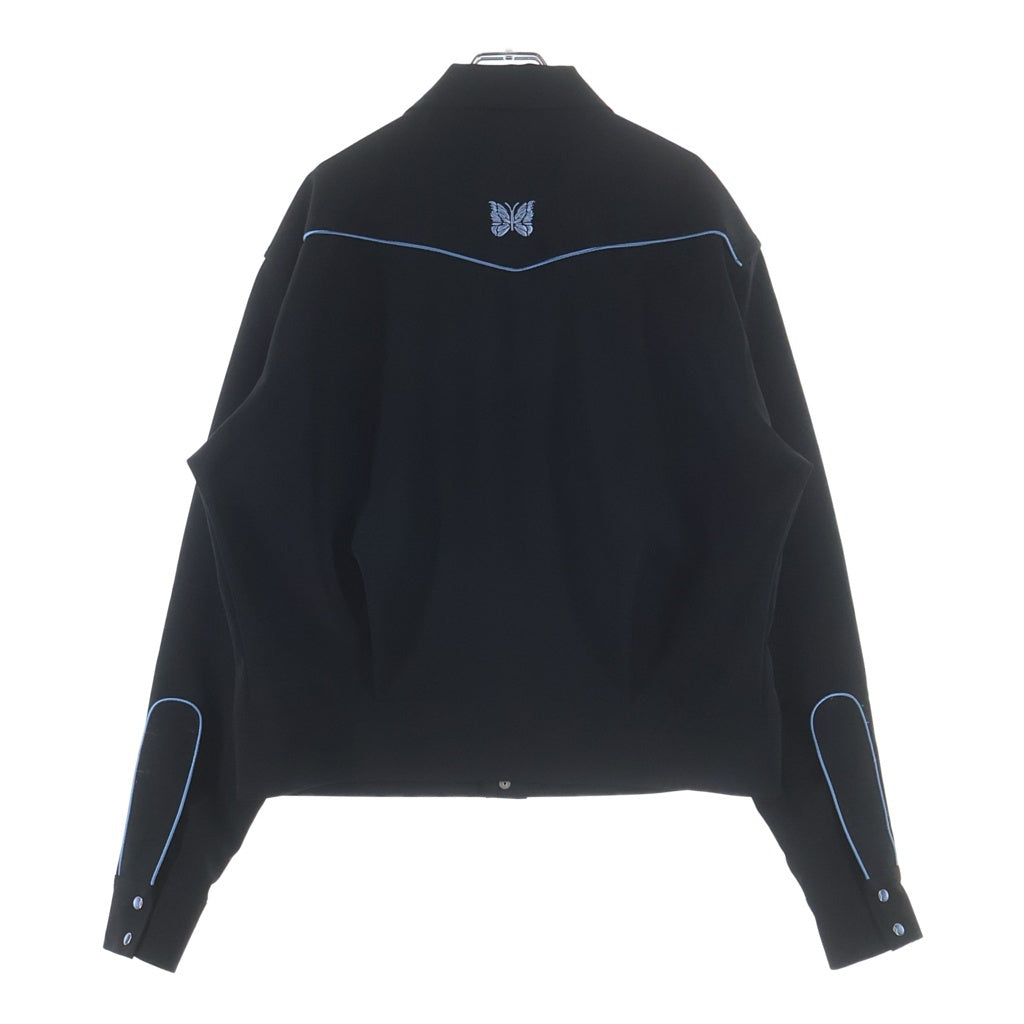 Needles(ニードルス) 23SS パイピング カウボーイ ボタンダウン ジャケット ブラック MR201
