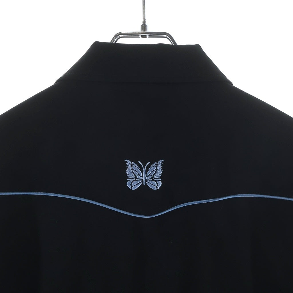 Needles(ニードルス) 23SS パイピング カウボーイ ボタンダウン ジャケット ブラック MR201