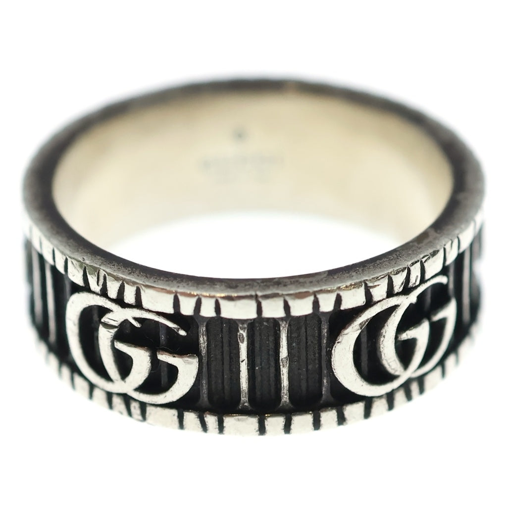 GUCCI(グッチ) SV925 ダブルG ワイドリング シルバー レディース