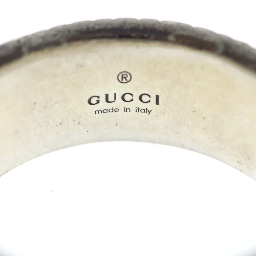 GUCCI(グッチ) SV925 ダブルG ワイドリング シルバー レディース