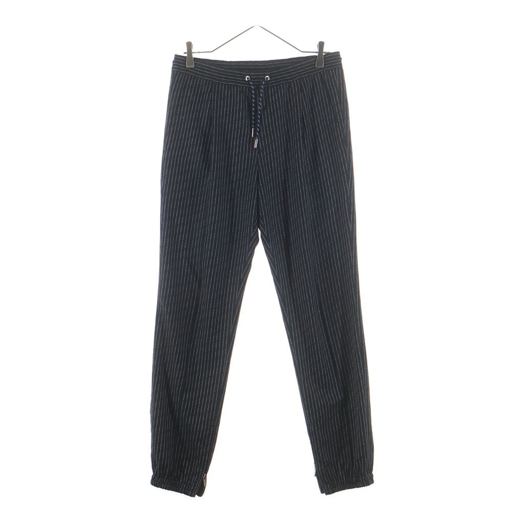 Dior HOMME(ディオールオム) NEW WAVE ニューウェーブ 総柄 ストライプ イージートラウザージョガーパンツ ブラック 733C138E4070