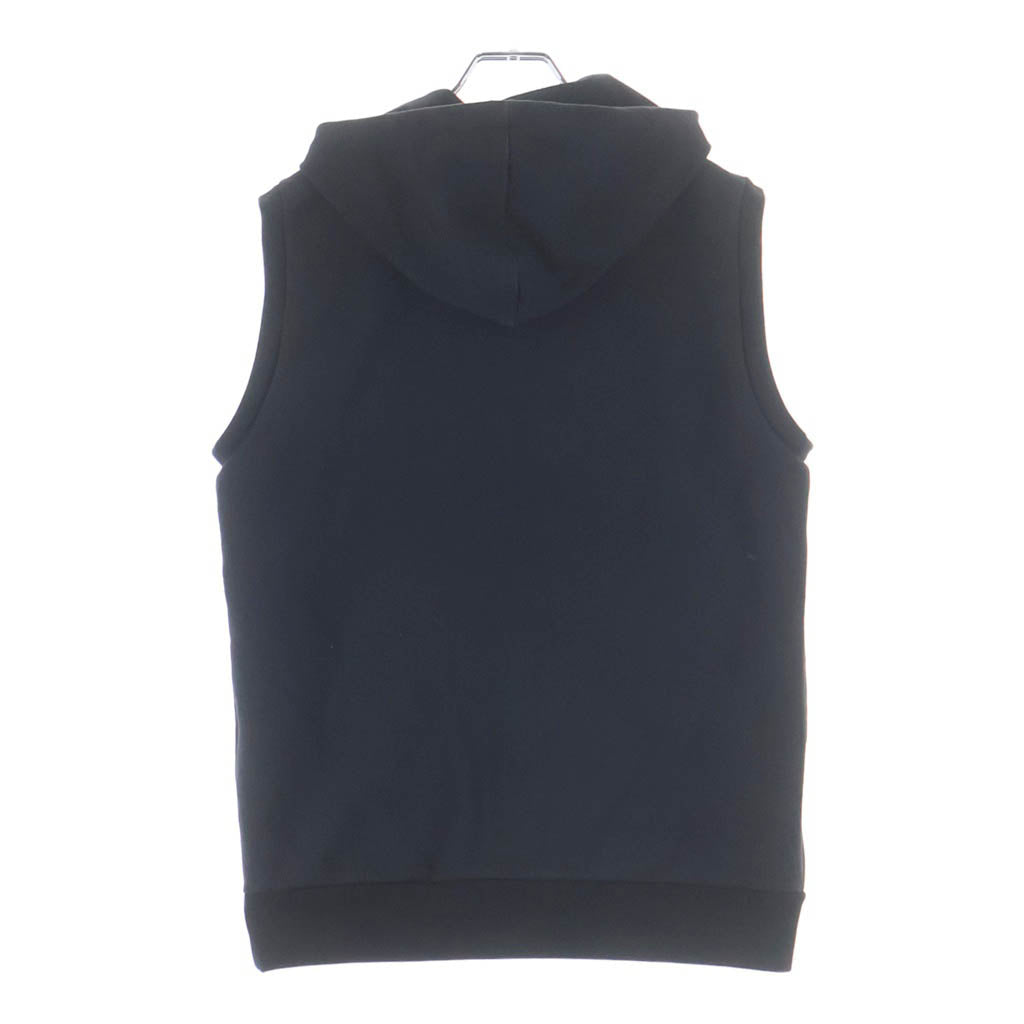 Dior HOMME(ディオールオム) ハーフジップ ノースリーブ プルオーバー スウェット パーカー ブラック 763J206Y0438