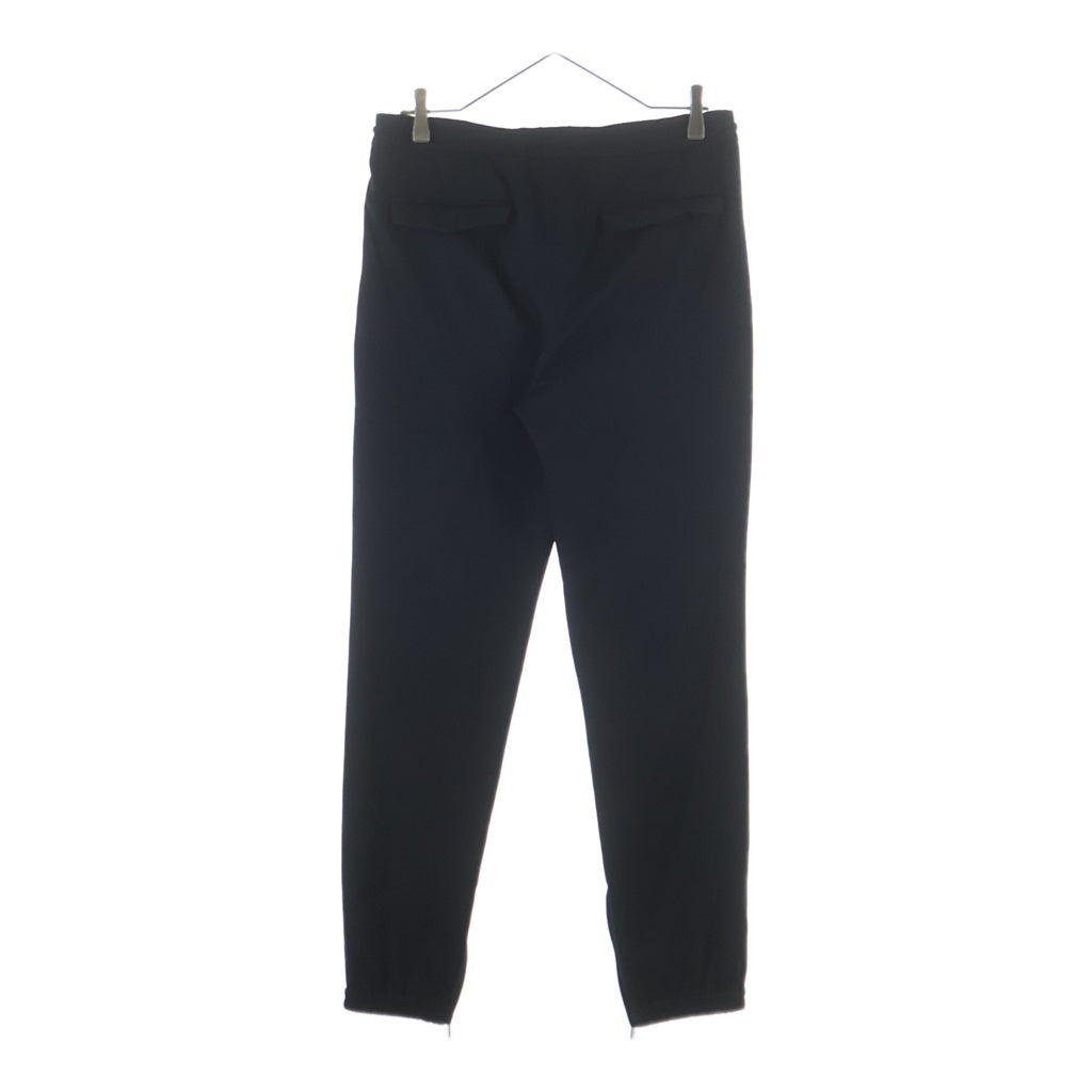 Dior HOMME(ディオールオム) ドローストリング センタースリット 裾ジップ イージートラウザー ジョガーパンツ ブラック 633C165E3576