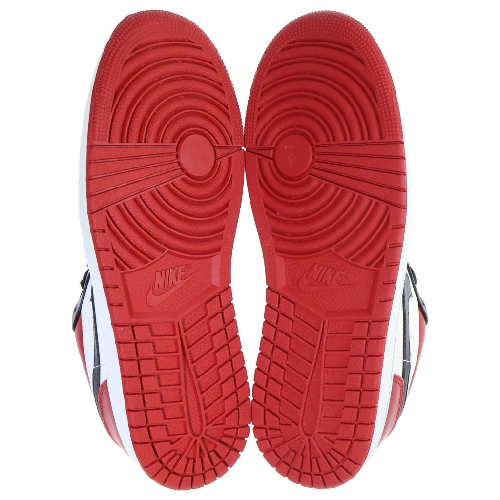 NIKE(ナイキ) AIR JORDAN 1 LOW BRED TOE エアジョーダン1 ブレッドトゥ ローカットスニーカー レッド/ブラック US9.5/27.5cm 553558-612