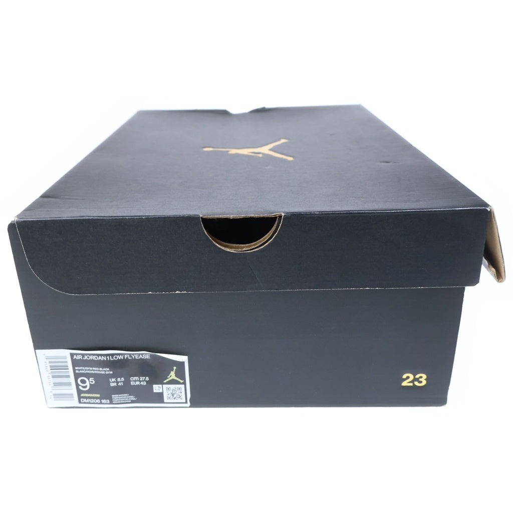 NIKE(ナイキ) AIR JORDAN 1 LOW FLYEASE エアジョーダン1 ローカットスニーカー フライイーズ ホワイト/レッド US9.5/27.5cm DM1206-163