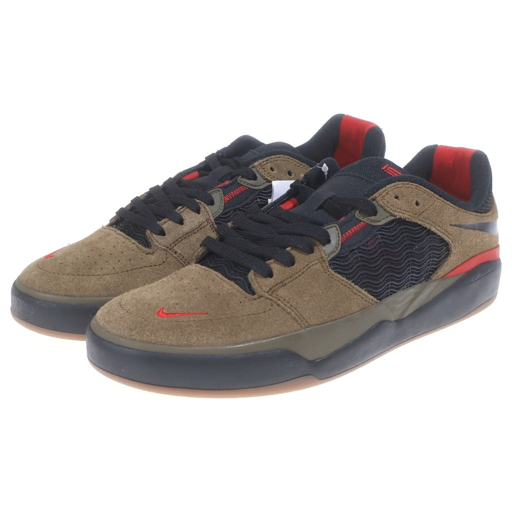 NIKE(ナイキ) ×ISHOD WAIR SB LIGHT OLIVE DC7232-300 イショッドウェア ライトオリーブ ローカットスニーカー ブラウン US10/28cm