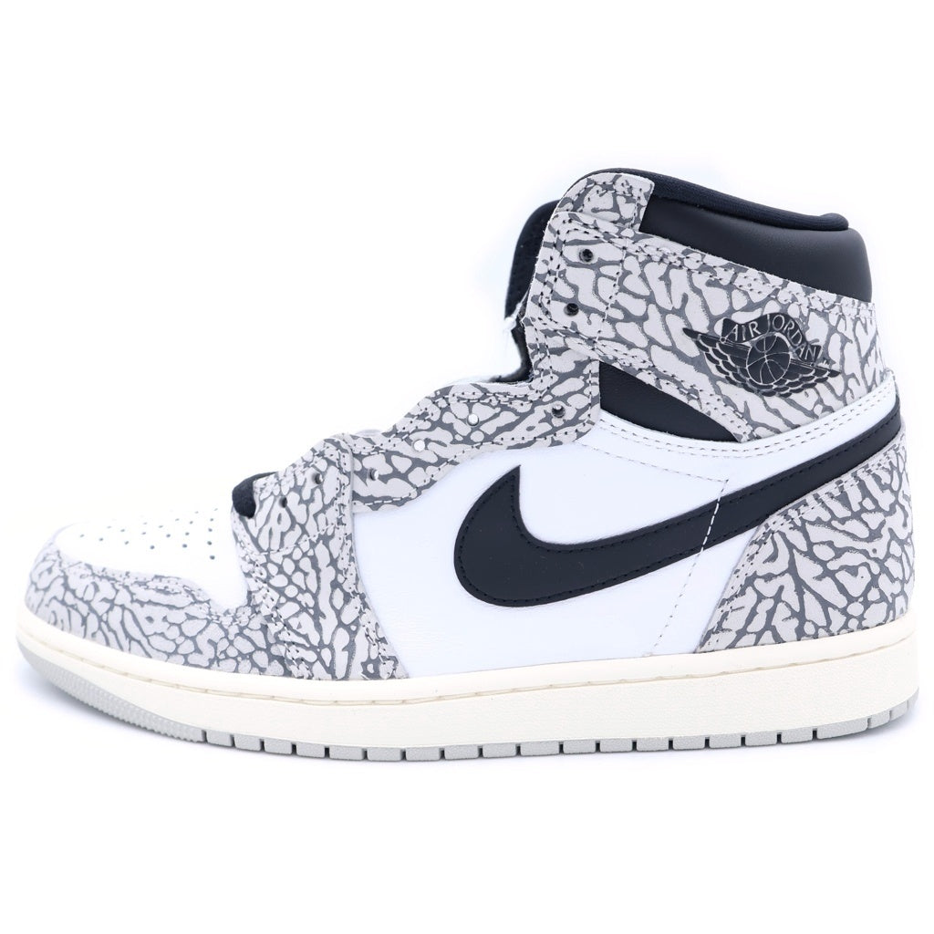 NIKE(ナイキ) AIR JORDAN 1 RETRO HIGH OG WHITE CEMENT ELEPHANT DZ5485-052 エアジョーダン1 ホワイトセメント ハイカットスニーカー ホワイト/グレー US10/28cm