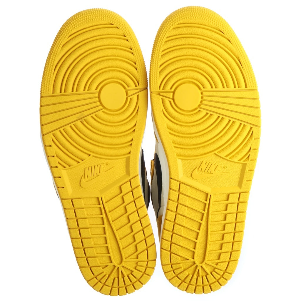 NIKE(ナイキ) AIR JORDANdan 1 RETRO HIGH OG YELLOW OCHRECHRE DZ5485-701 エアジョーダン1 イエローオークル ハイカットスニーカー イエロー/ホワイト US10/28cm