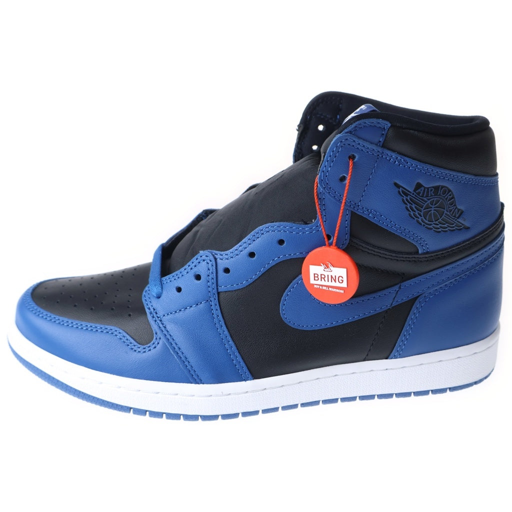 NIKE(ナイキ) AIR JORDAN 1 RETRO HIGH OG DARK MARINA BLUE 555088-404 エアジョーダン1 レトロ ダークマリーナブルー ハイカットスニーカー ブラック/ブルー US10/28cm