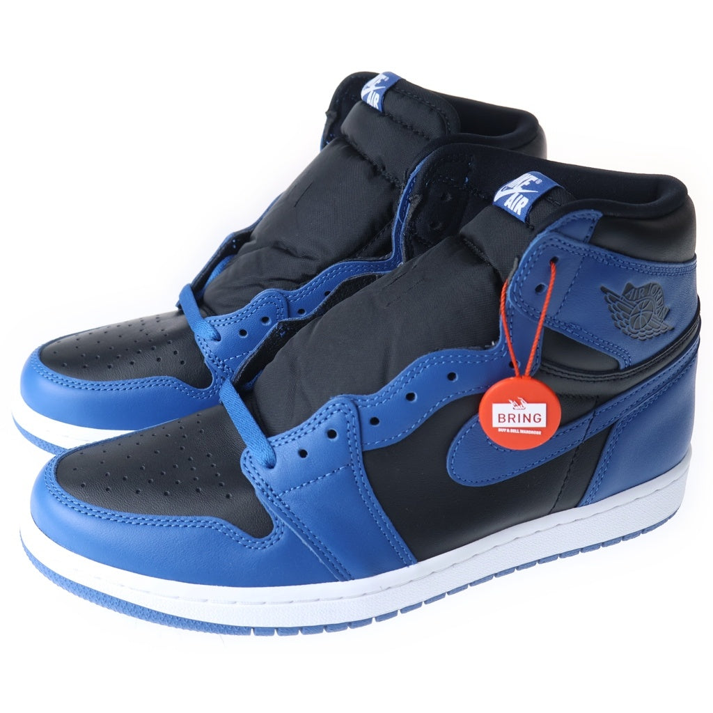NIKE(ナイキ) AIR JORDAN 1 RETRO HIGH OG DARK MARINA BLUE 555088-404 エアジョーダン1 レトロ ダークマリーナブルー ハイカットスニーカー ブラック/ブルー US10/28cm