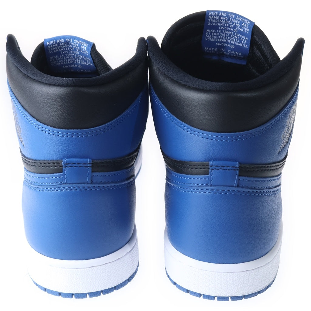 NIKE(ナイキ) AIR JORDAN 1 RETRO HIGH OG DARK MARINA BLUE 555088-404 エアジョーダン1 レトロ ダークマリーナブルー ハイカットスニーカー ブラック/ブルー US10/28cm