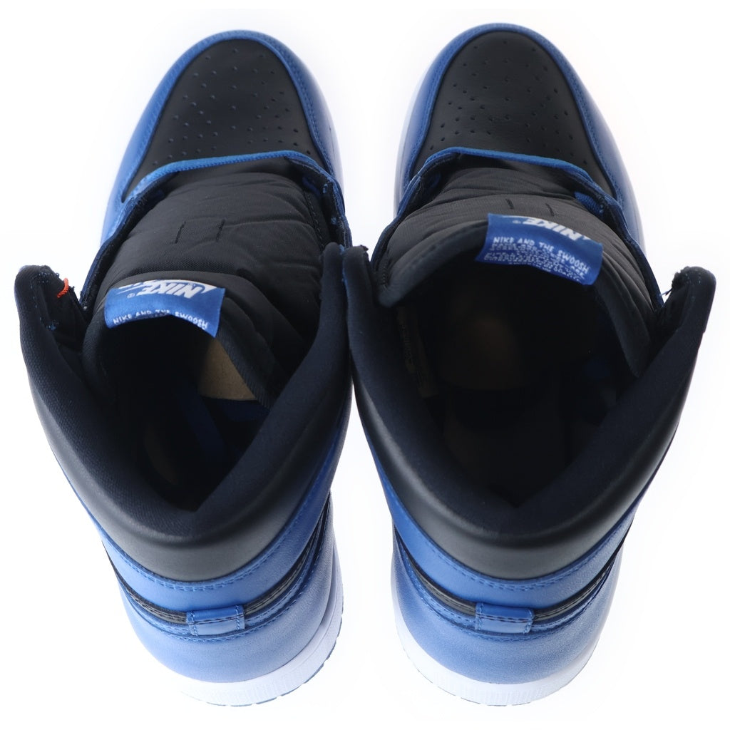 NIKE(ナイキ) AIR JORDAN 1 RETRO HIGH OG DARK MARINA BLUE 555088-404 エアジョーダン1 レトロ ダークマリーナブルー ハイカットスニーカー ブラック/ブルー US10/28cm