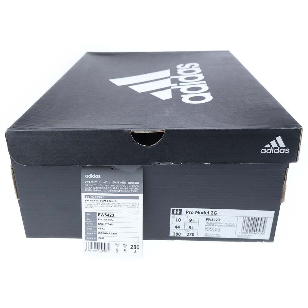 adidas(アディダス) PRO MODEL 2G Chinese New Year プロ モデル チャイニーズニューイヤー ハイカットスニーカー ブラック/ホワイト US10/28cm FW5423