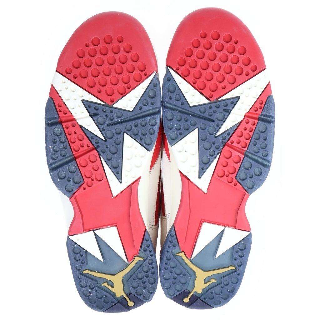 NIKE(ナイキ) ×TROPHY ROOM AIR JORDAN7 RETRO SP トロフィールーム エアジョーダン 7 ハイカットスニーカー ホワイト/レッド US10.5/28.5cm DM1195-474