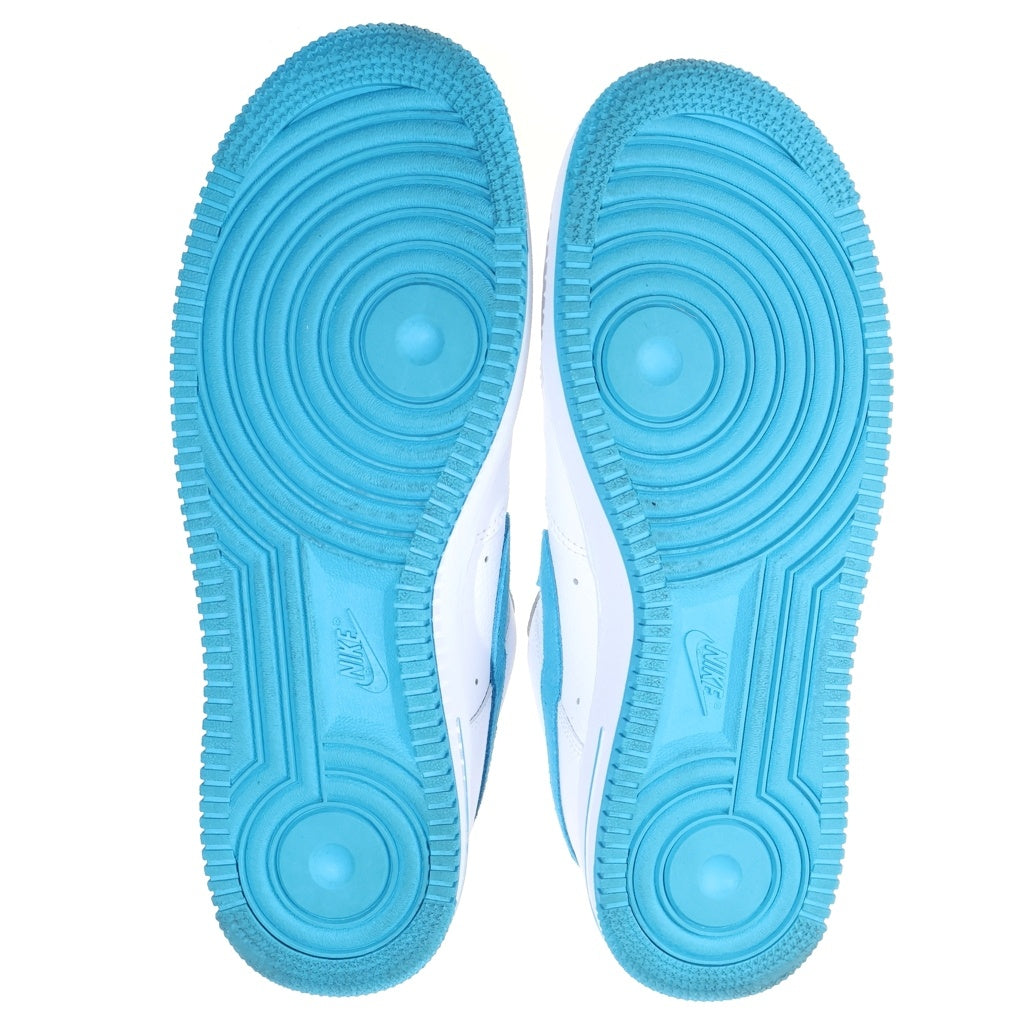 NIKE(ナイキ) ×Space Players AIR FORCE 1 07 スペース プレイヤーズ エアフォース1 ローカットスニーカー ホワイト/ライトブルー US9.5/27.5cm DJ7998-100