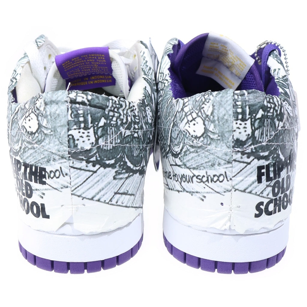 NIKE(ナイキ) Womens Dunk Low Made You Look ウィメンズ ダンク ロー メイド ユー ルック ローカットスニーカー ホワイト/パープル US10.5/27.5cm DJ4636-100 レディース
