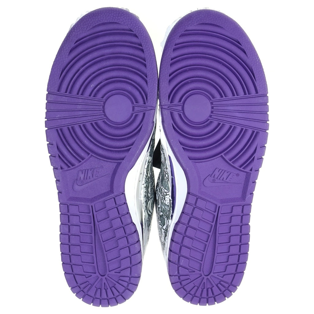 NIKE(ナイキ) Womens Dunk Low Made You Look ウィメンズ ダンク ロー メイド ユー ルック ローカットスニーカー ホワイト/パープル US10.5/27.5cm DJ4636-100 レディース