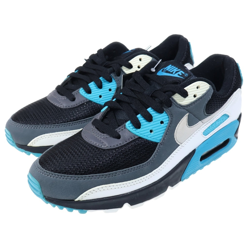 NIKE(ナイキ) AIR MAX 90 エア マックス 90 ローカットスニーカー ブラック/ブルー US8.5/26.5cm CT0693-001