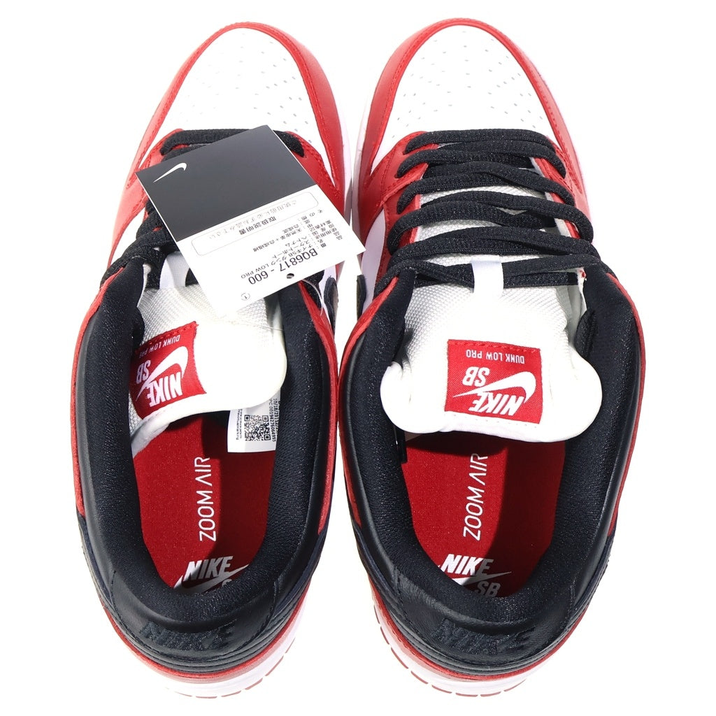NIKE SB(ナイキエスビー) Dunk Low Pro J-Pack Chicago ダンク ロー プロ ジェーパック シカゴ スニーカー レッド/ホワイト US9/27cm BQ6817-600