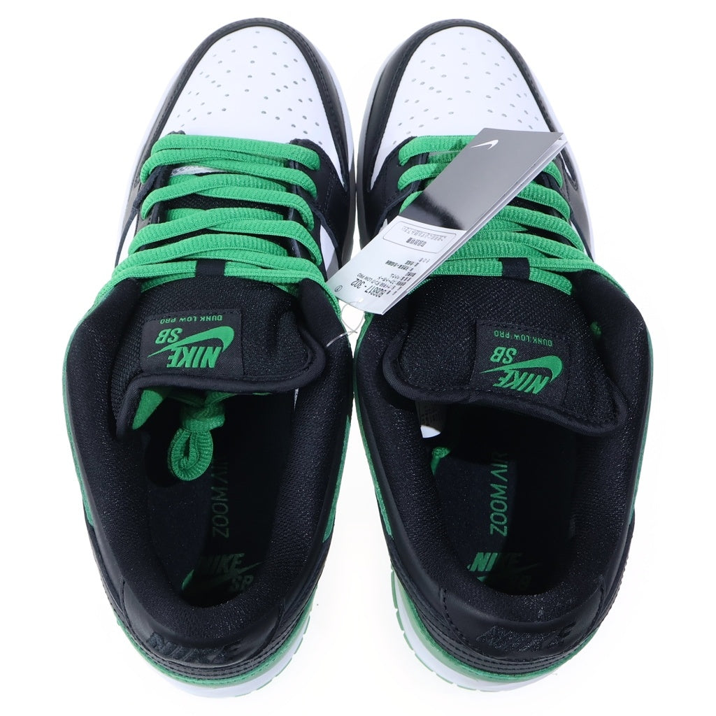 NIKE SB(ナイキエスビー) Dunk Low Pro Black and Classic Green ダンク ロー プロ ブラック アンド クラシックグリーン ローカットスニーカー US9/27cm BQ6817-302