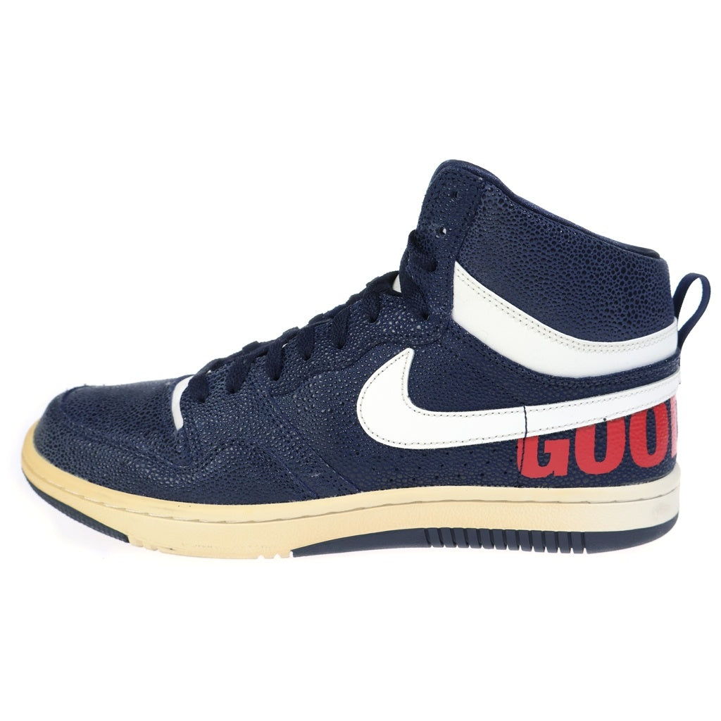 NIKE(ナイキ) ×Goodenough Court Force Mid グットイナフ コート フォース ミッド スニーカーネイビー US10.5/28.5cm 814913-414