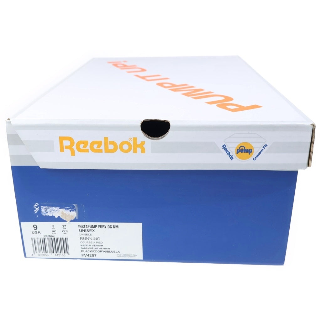 Reebok(リーボック) INSTAPUMP FURY OG NM インスタポンプフューリー ローカットスニーカー ブラック/ブルー US9/27cm FV4207