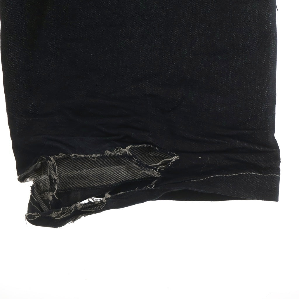 NO BRAND(ノーブランド) BRYAN JIMENEZ ブライヤンヒメネス PANELED DENIM ダブルニー デニム バギーカーペンターパンツ インディゴ BJ22P02-S