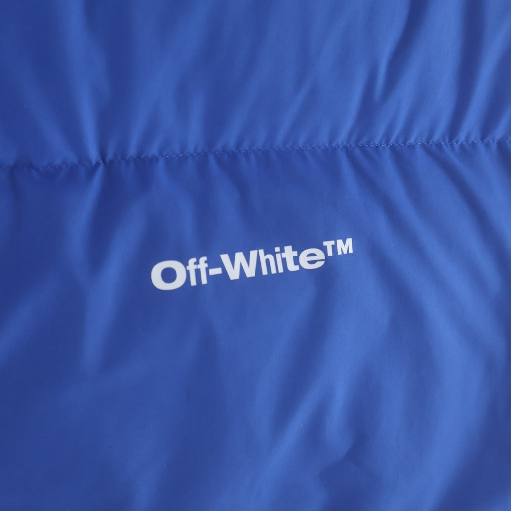 OFF-WHITE(オフホワイト) 22AW オーバーサイズ フーデッドダウンベスト ブルー OMED038F22FAB001