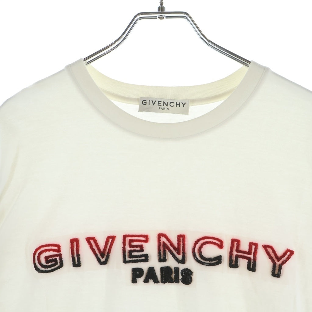 GIVENCHY(ジバンシィ) 20SS グラデーションロゴ 半袖Tシャツ ホワイト BM70UY3002