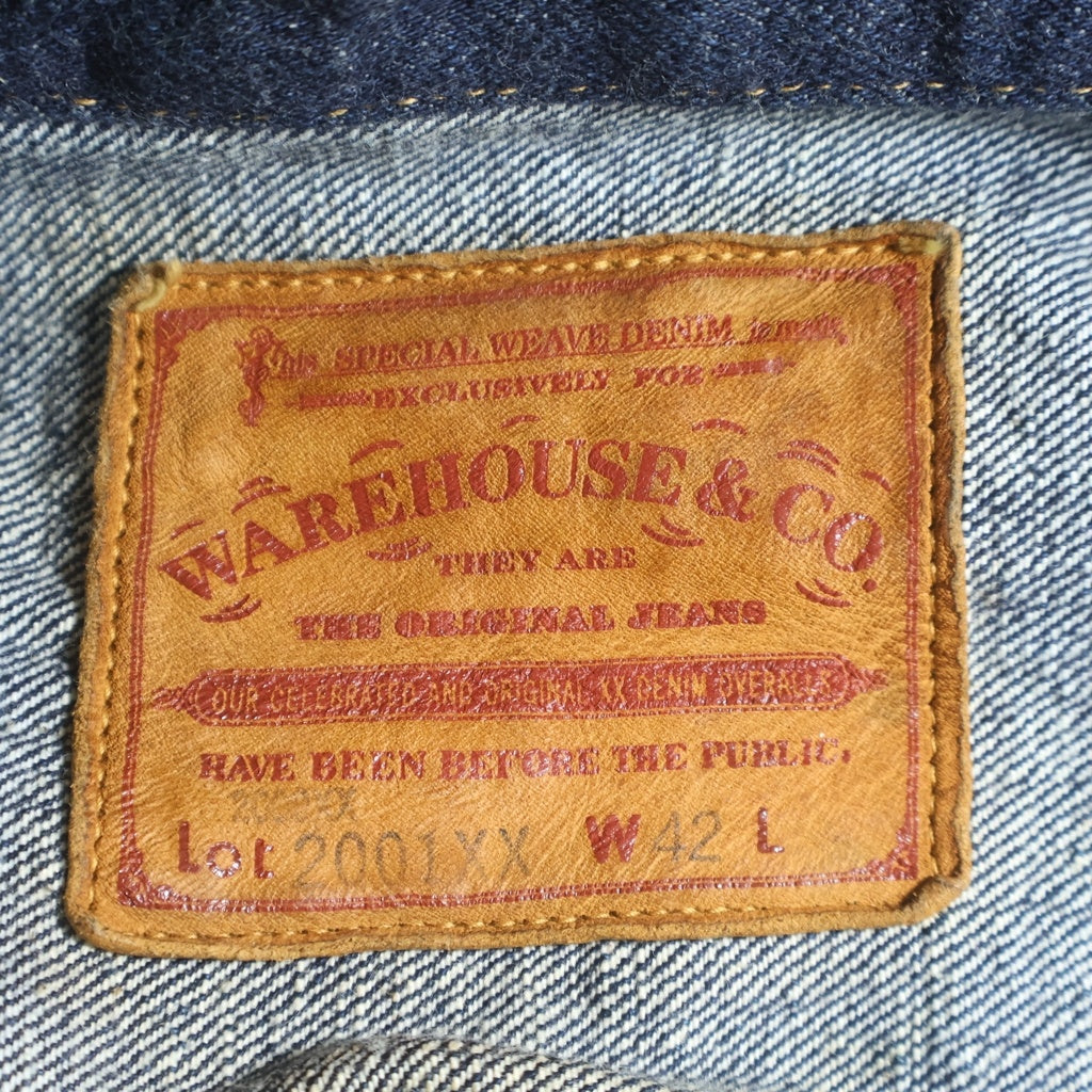 NO BRAND(ノーブランド) WEARHOUSE ウェアハウス 2001XX 1st デニムトラッカージャケット インディゴ