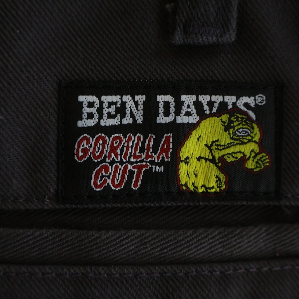 BEN DAVIS(ベンデイビス) GORILLA CUT ゴリラカット バギーワークパンツ グレー