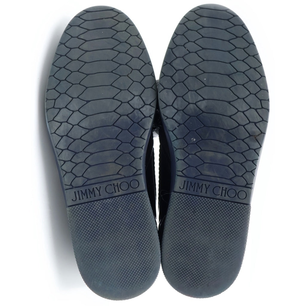 JIMMY CHOO(ジミーチュウ) スタースタッズ スリッポン ローカットスニーカー ブラック 42