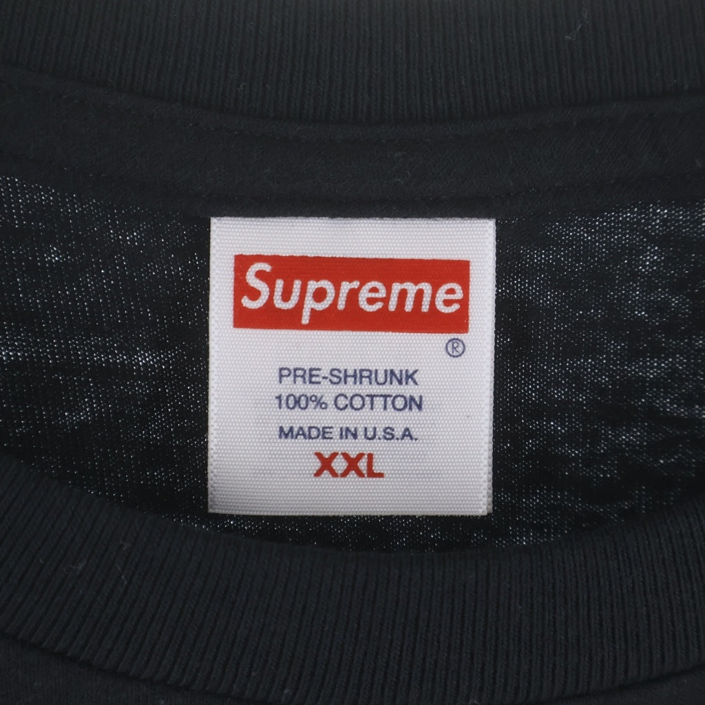 SUPREME(シュプリーム) 23SS Location Tee ロケーション半袖Tシャツ ブラック