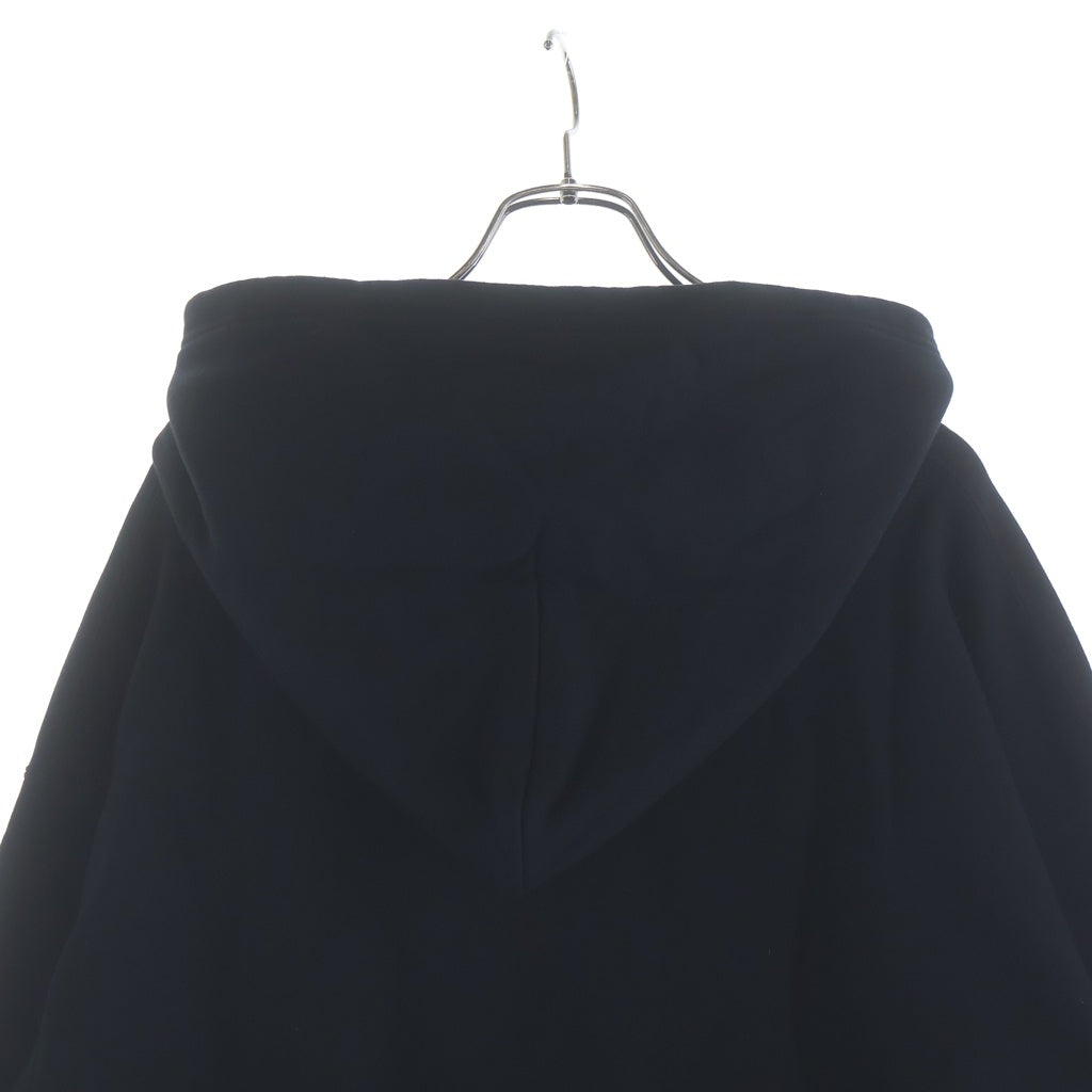 NEIGHBORHOOD(ネイバーフッド) 23AW ×YOHJI YAMAMOTO POUR HOMME ヨージヤマモトプールオム プルオーバースウェットパーカー ブラック 232YAYYN-CSM01S