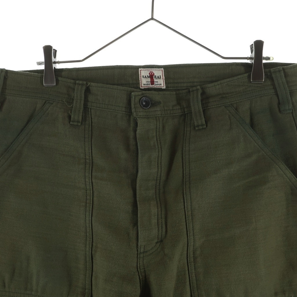 SAMURAI JEANS(サムライジーンズ) SJ52BP ヘビィーバックサテンベイカーパンツ オリーブ