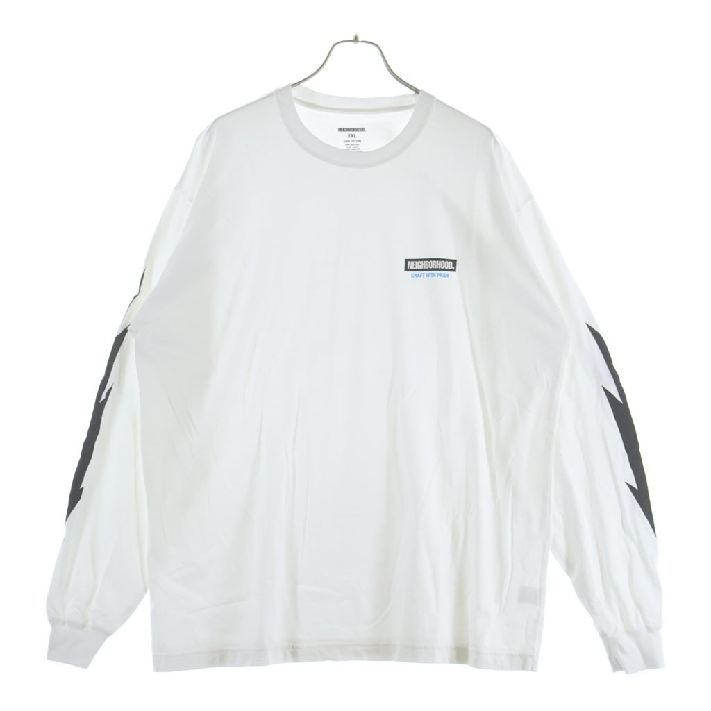 NEIGHBORHOOD(ネイバーフッド) 24AW ボックスロゴ プリント長袖Tシャツ 