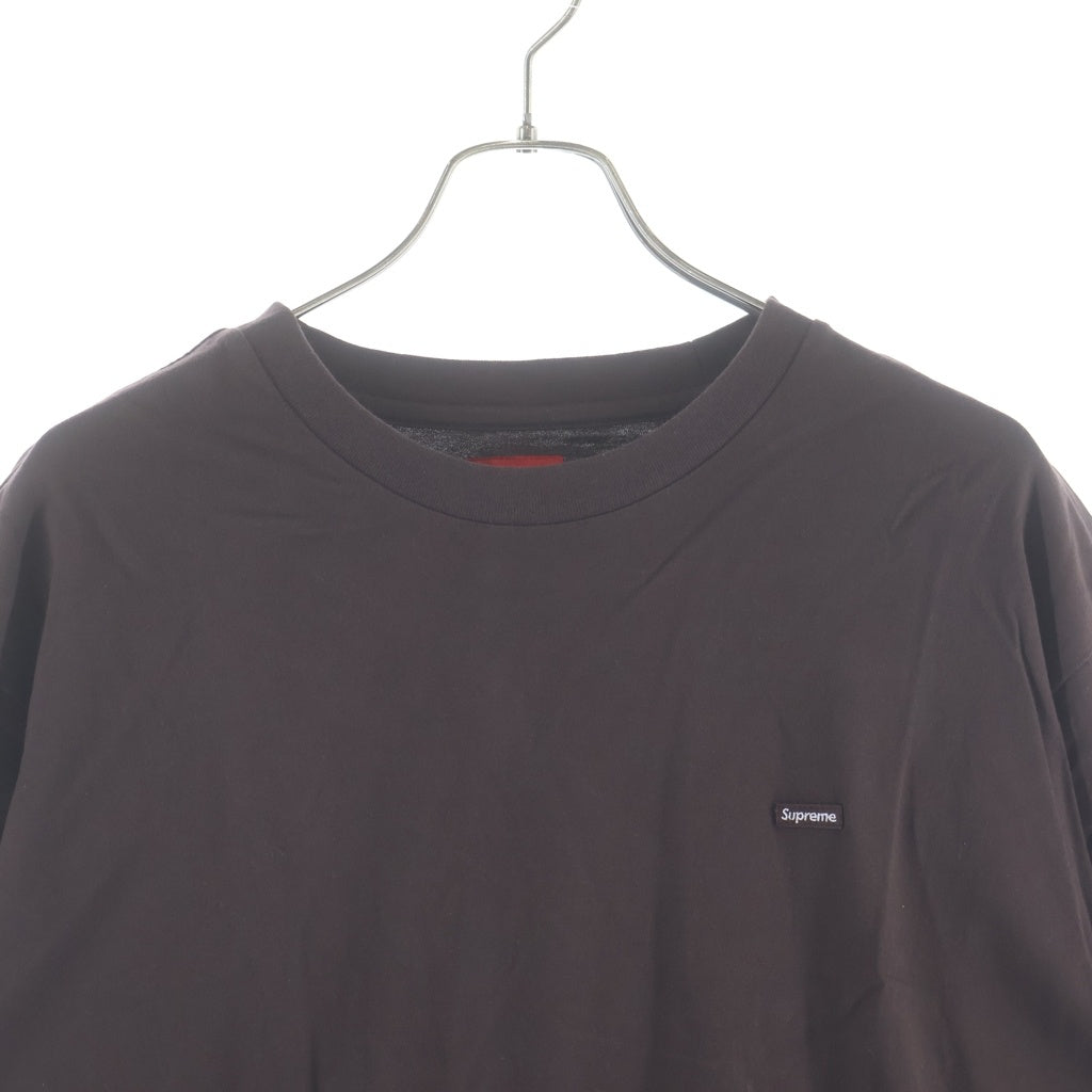 SUPREME(シュプリーム) Small Box L/S Tee スモールボックス 長袖Tシャツ ダークブラウン