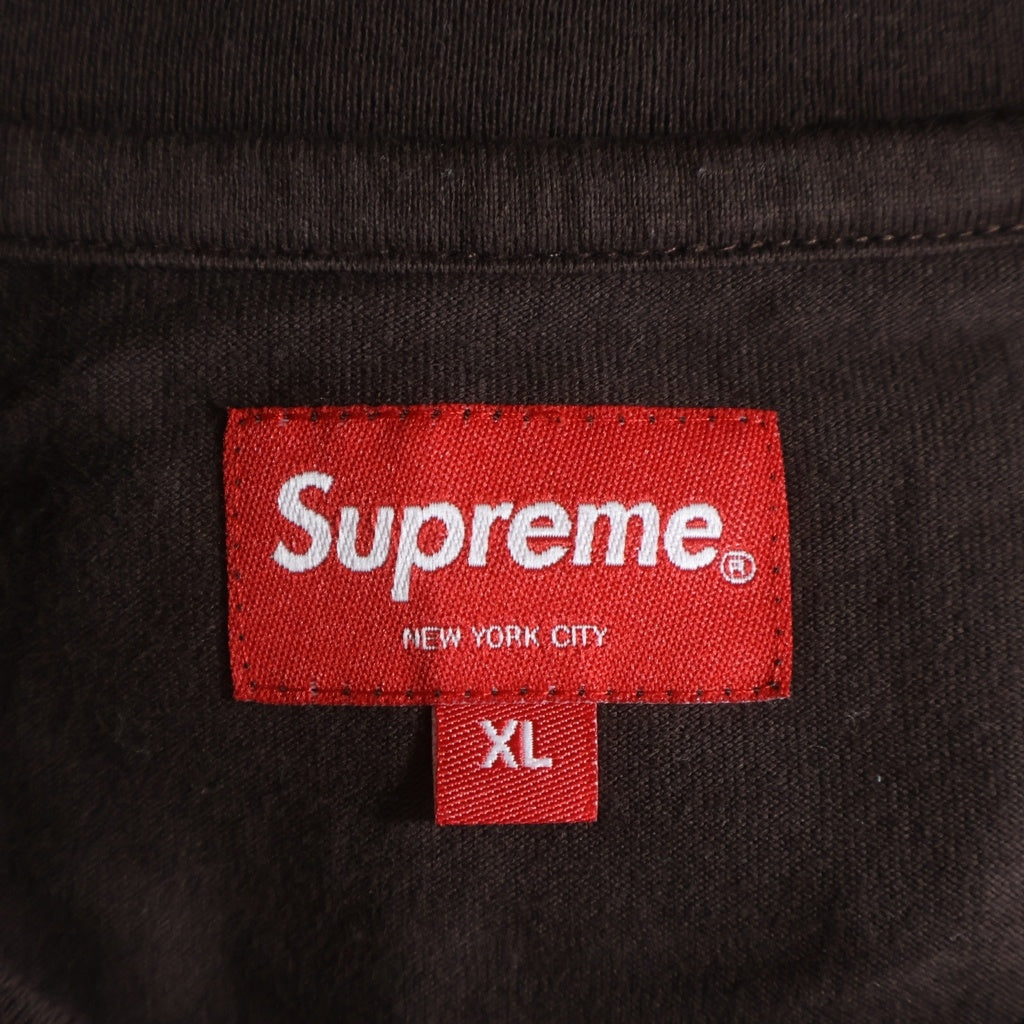 SUPREME(シュプリーム) Small Box L/S Tee スモールボックス 長袖Tシャツ ダークブラウン