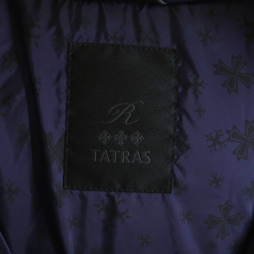 TATRAS(タトラス) DOMIZIANO ドミッツィアーノ フード付き ジップアップ ダウンジャケット ネイビー MTA20A4289