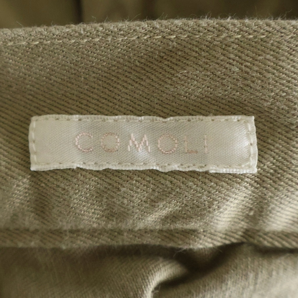 COMOLI(コモリ) 23SS コットンチノ オーバーパンツ ベージュ X01-03029