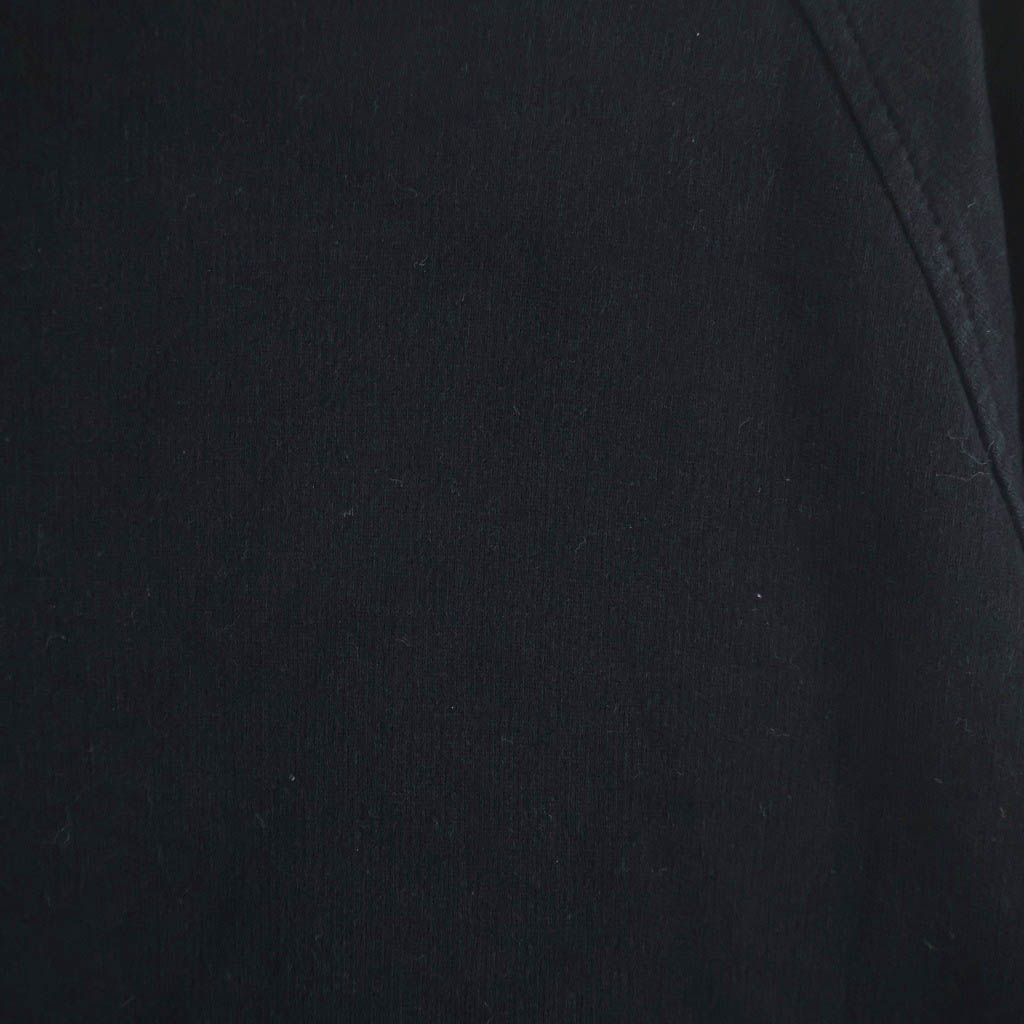 COMOLI(コモリ) 20SS シルク混 長袖Tシャツ ロンT ブラック R01-05002
