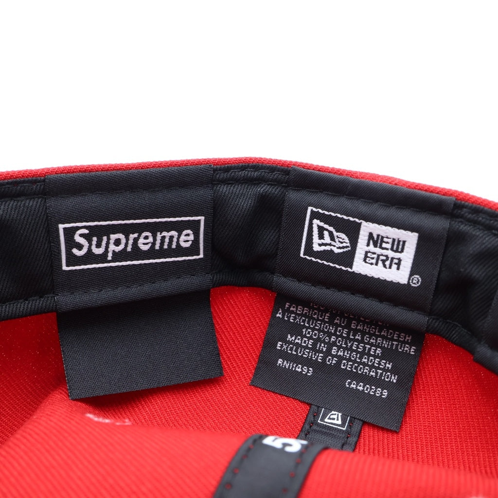 SUPREME(シュプリーム) 24AW Screw Ball S Logo 59FIFTY ベースボールキャップ 帽子 レッド