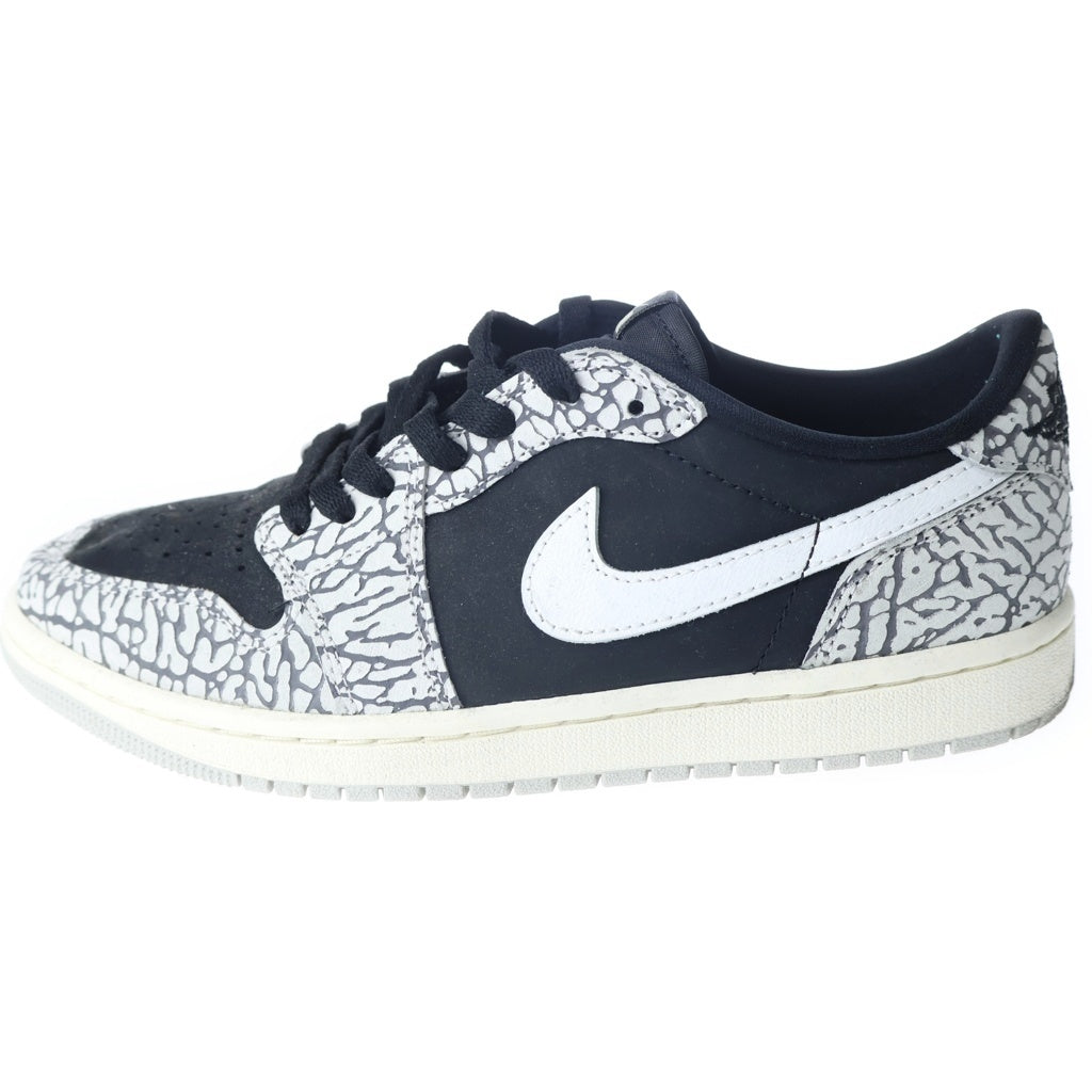 NIKE(ナイキ) AIR JORDAN 1 RETRO LOW OG BLACK CEMENT エアジョーダン1 レトロ ブラックセメント ローカットスニーカー グレー/ブラック US8.5/26.5cm CZ0790-001