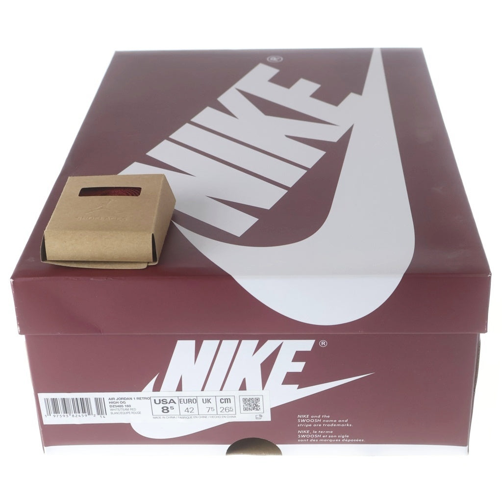 NIKE(ナイキ) AIR JORDAN 1 Retro High OG ハイカットスニーカー レッド US8.5/26.5cm DZ5485-160
