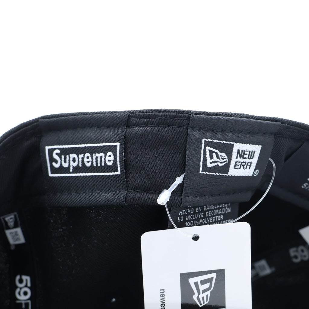 SUPREME(シュプリーム) 24AW Screw Ball S Logo NEW ERA 59FIFTY ベースボールキャップ 帽子 ブラック